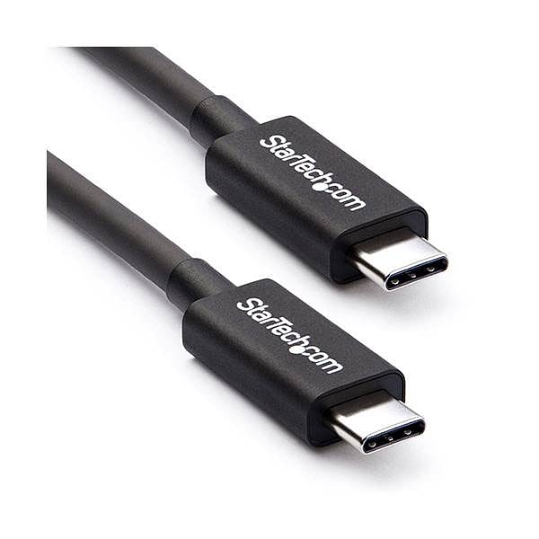 StarTechcom Cable 2m Thunderbolt 3 USBC 40Gbps Compatible USB
