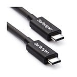 StarTechcom Cable 2m Thunderbolt 3 USBC 40Gbps Compatible USB