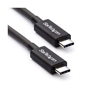 StarTechcom Cable 2m Thunderbolt 3 USBC 40Gbps Compatible USB
