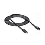 StarTechcom Cable 2m Thunderbolt 3 USBC 40Gbps Compatible USB