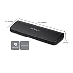 Startech DOCK STATION  USB 30 DVI HDMI  Dock