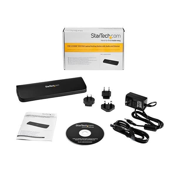 Startech DOCK STATION  USB 30 DVI HDMI  Dock