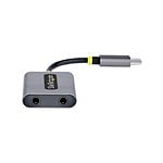 StarTechcom Divisor USBC de Audio de 35mm  DAC Externo USB Tipo C