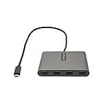 StarTechcom Adaptador USBC a 4x HDMI  USB Tipo C a 4 Monitores  1080p