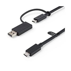 StarTechcom Cable de 09m USBC con Adaptador USBA  Cable USB TipoC