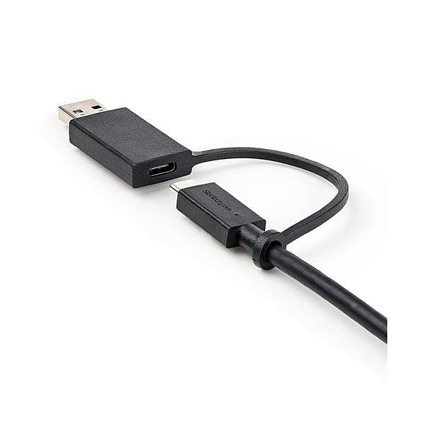 StarTechcom Cable de 09m USBC con Adaptador USBA  Cable USB TipoC