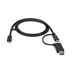 StarTechcom Cable de 09m USBC con Adaptador USBA  Cable USB TipoC