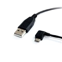 StarTech.com Cable de 30cm USB A a Micro USB B Acodado a la