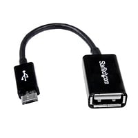 StarTech.com micro USB macho a USB A hembra OTG - Cable
