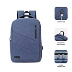 Subblim City Backpack para Portátiles hasta 156 Puerto USB Azul  Mochila