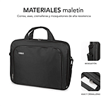 Subblim Oxford para portátiles hasta 14 Black  Maletín