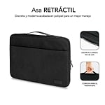 Subblim Elegant Laptop Sleeve para Portátiles hasta 14 Negro  Maletín