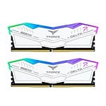 Team Group Delta RGB DDR5 32GB 2x16GB 7200MHz Blanca  RAM