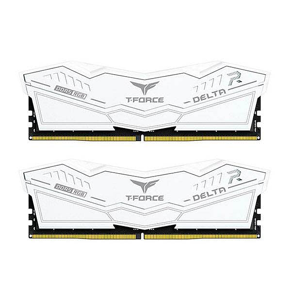 Team Group Delta RGB DDR5 32GB 2x16GB 7200MHz Blanca  RAM