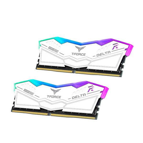 Team Group Delta RGB DDR5 32GB 2x16GB 7600MHz Blanca  RAM