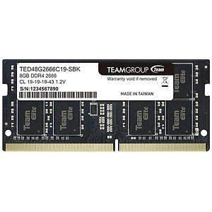 Team group Elite 8GB  Memoria RAM DDR4 SODIMM 2666MHZ CL19