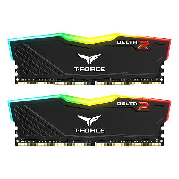 Team Group Delta DDR4 8GB PC425600 3200Mhz RGB Negra C16  Memoria RAM