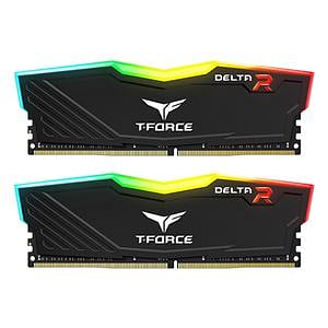 Team Group Delta DDR4 8GB PC425600 3200Mhz RGB Negra C16  Memoria RAM