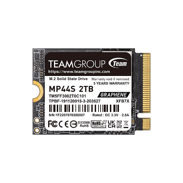 Team Group MP44S 2TB  SSD M2 PCIe Gen4x4 NVMe 2230