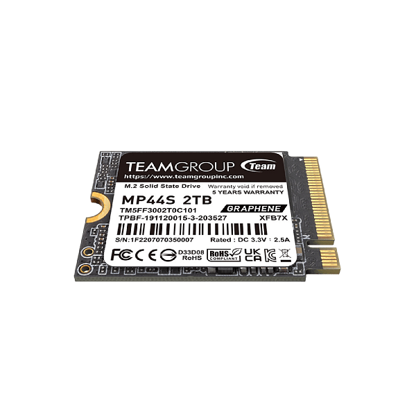 Team Group MP44S 2TB  SSD M2 PCIe Gen4x4 NVMe 2230