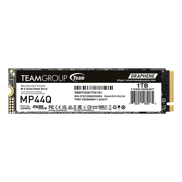 Team Group MP44Q 1TB  SSD M2 PCIe Gen4 NVMe