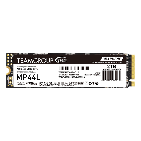 Team Group MP44L 2TB  SSD M2 PCIe Gen4x4 NVMe