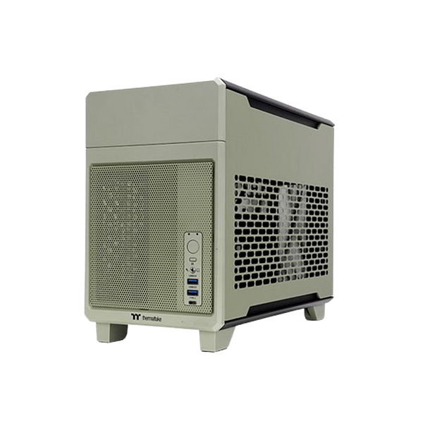 Thermaltake TR100 Matcha Green  Caja Mini ITX Acero SPCC USB 32 Verde