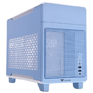 Thermaltake TR100 Hydrangea Blue  Caja Mini ITX Acero SPCC USB 32 Azul