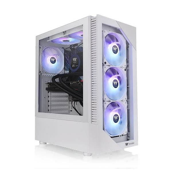 Thermaltake View 200 TG Snow ARGB  Caja ATX Cristal Templado Blanca