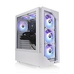 Thermaltake View 200 TG Snow ARGB  Caja ATX Cristal Templado Blanca