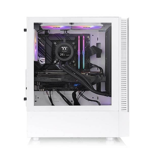 Thermaltake View 200 TG Snow ARGB  Caja ATX Cristal Templado Blanca