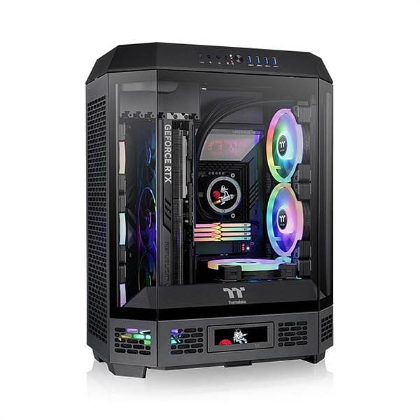 Thermaltake The Tower 600  Caja ATX PC Mid Tower Cristal Templado USB 32 Negra