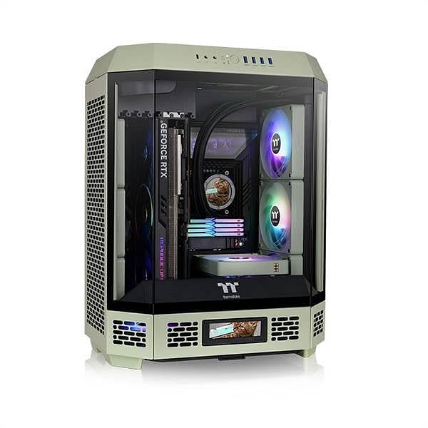 Thermaltake The Tower 600 Matcha Green  Caja ATX PC Mid Tower Cristal Templado USB 32 Verde