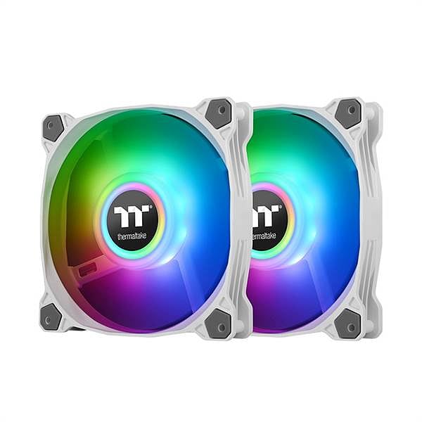 Thermaltake Pure Duo 12 ARGB 2UDS Blanco  Pack Ventiladores