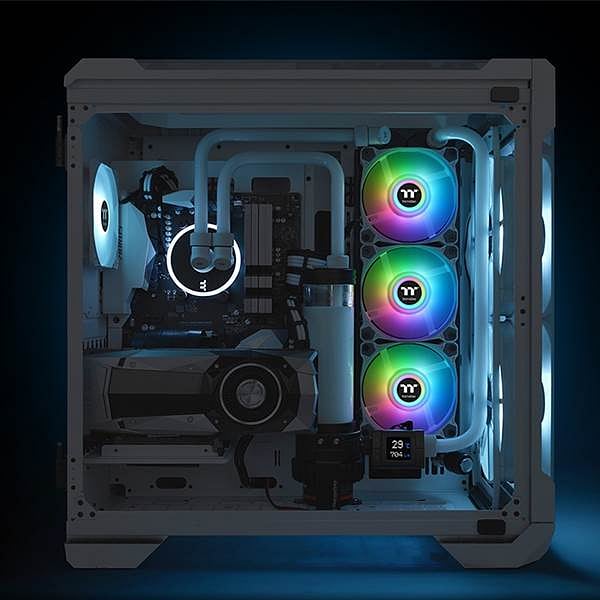 Thermaltake Pure Duo 12 ARGB 2UDS Blanco  Pack Ventiladores