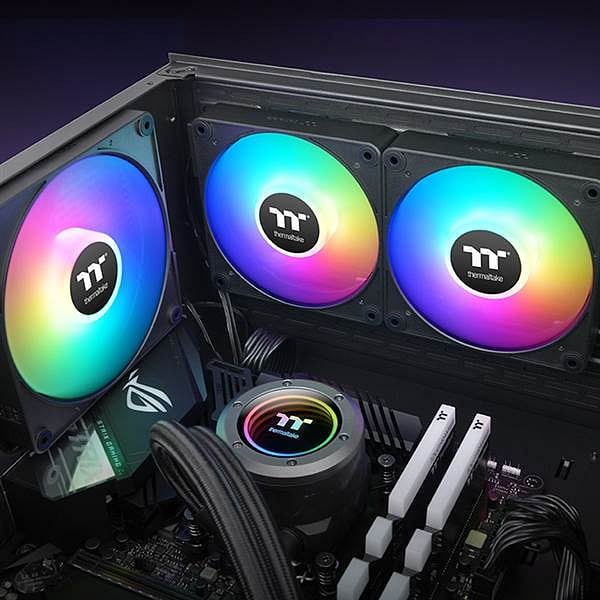 Thermaltake CT120 EX ARGB 3UDS Negro  Pack Ventiladores