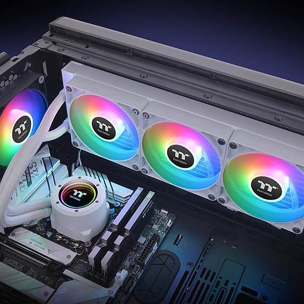Thermaltake TH360 V2 ARGB  Refrigeración líquida Blanca Snow Edition
