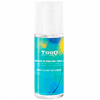 TooQ TQSC0016 Spray 150ml + Paño Microfibra - Kit Limpiador de Pantallas