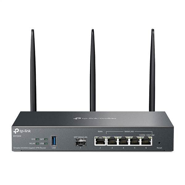 TPLink Omada ER706W AX3000 VPN Gigabit Mesh  Router