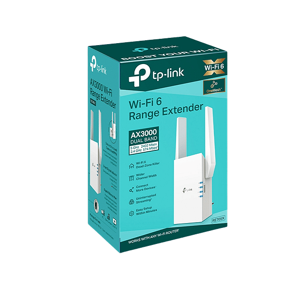 TPLink RE705X  Repetidor WiFi 6 Mesh