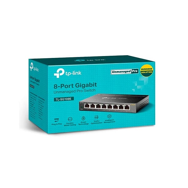 TPLink TLSG108E 8 Puertos GBLan VLAN QoS IGMP  Switch