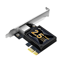TP-Link TX201 2.5 Gigabit | Tarjeta de red PCIe 2.5 GB RJ45 Low/Full profile