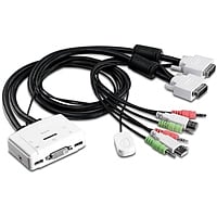 Trendnet TK-214i 2 PC DVI USB + Audio - KVM