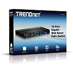 TRENDNet TPE1620WS  Switch 16 puertos GB PoE 185w 4 SPF 40Gbps