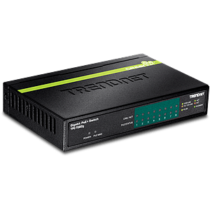 TRENDnet TPETG82g  Switch PoE 61W 8 puertos Gigabit Ethernet 101001000