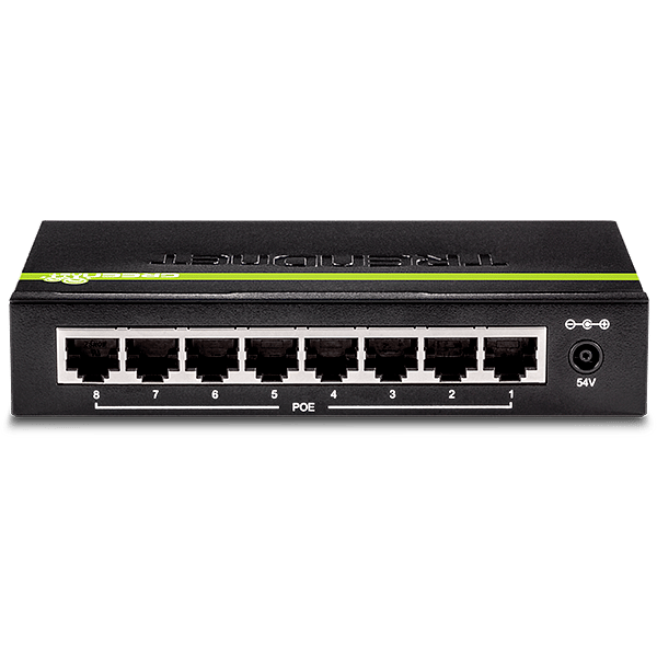 TRENDnet TPETG82g  Switch PoE 61W 8 puertos Gigabit Ethernet 101001000