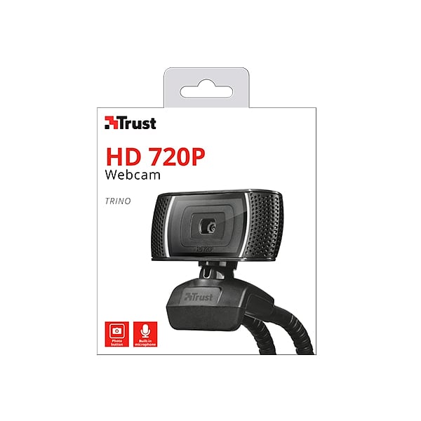 Trust Trino HD 720P con micro  Webcam