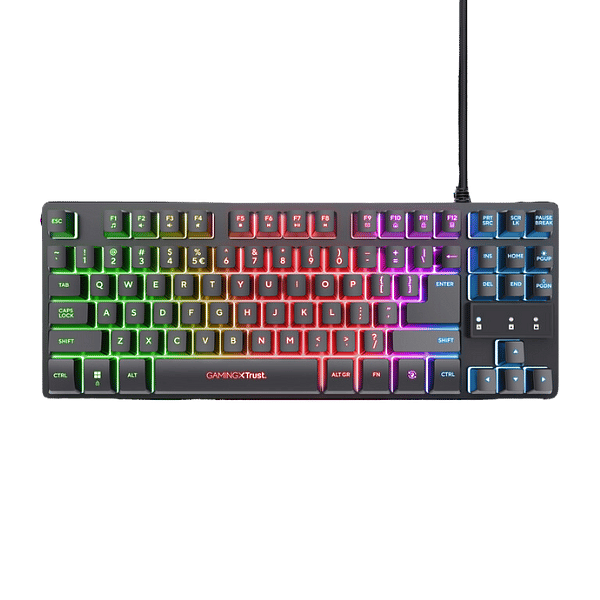 Trust GXT794  Pack Gaming  3en1   Teclado  Ratón Inalámbrico  Alfombrilla  Negro