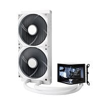 TRYX Panorama 280 | Refrigeración Líquida Blanca Pantalla curva AMOLED 6,5" 