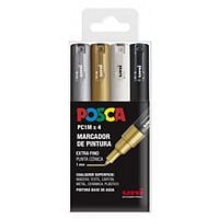 Rotuladores UniBall Posca | Estuche 4 marcadores PC-1M GSWB 182634669